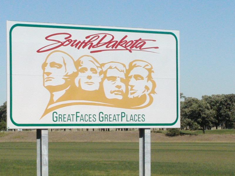 South Dakota-welcome-sign